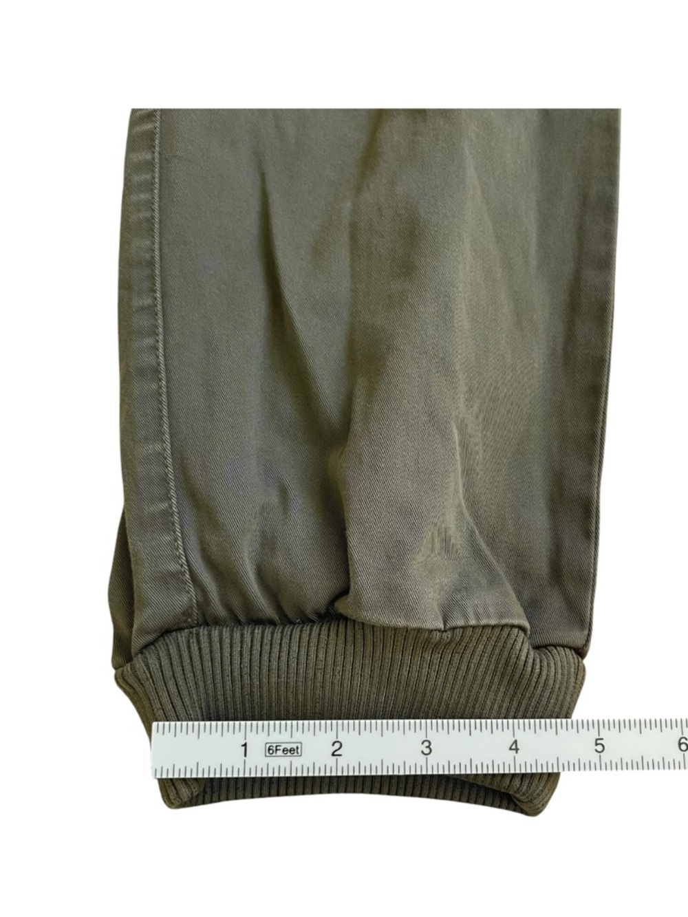 See by Chloé Cargo Jogger Pants Olive Green High Rise 32x25 Utility - Picture 2 of 6